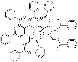 Sucrose benzoate molecular structure (CAS 12738-64-6)