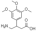 CAS # 127424-86-6, beta-(Aminomethyl)-3,4,5-trimethoxybenzenepropanoic acid