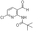 structure of CAS# 127446-34-8, N-(6-氯-3-甲酰基吡啶-2-基)三甲基乙酰胺