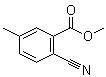 structure of CAS# 127510-94-5, 2-氰基-5-甲基苯甲酸甲酯