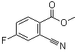structure of CAS# 127510-96-7, 2-氰基-4-氟苯甲酸甲酯