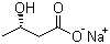 structure of CAS# 127604-16-4, (S)-(+)-3-羟基丁酸钠盐