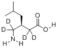 (S)-Pregabalin-d4 molecular structure (CAS 1276197-54-6)