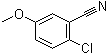 structure of CAS# 127667-00-9, 2-氯-5-甲氧基苯甲腈