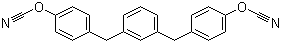 structure of CAS# 127667-44-1, 4,4'-[1,3-苯基双(1-甲基-亚乙基)]双苯基氰酸酯