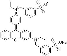 structure of CAS# 12768-78-4, 酸性绿 16