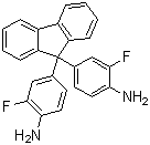 structure of CAS# 127926-65-2, 9,9-Bis(3-fluoro-4-aminophenyl)fluorene