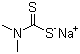 structure of CAS# 128-04-1, 二甲基二硫代氨基甲酸钠