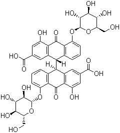 structure of CAS# 128-57-4, 番泻苷 B