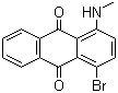 structure of CAS# 128-93-8, 1-Methylamino-4-bromo anthraquinone