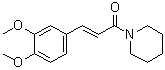 structure of CAS# 128261-84-7, (2E)-3-(3,4-二甲氧基苯基)-1-(1-哌啶基)-2-丙烯-1-酮