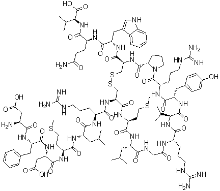 structure of CAS# 128315-56-0, 小鼠黑色素聚集激素