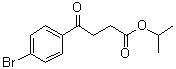 structure of CAS# 1284448-67-4, 4-溴-gamma-氧代苯丁酸异丙酯