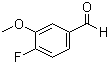 structure of CAS# 128495-46-5, 4-氟-3-甲氧基苯甲醛