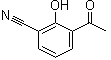 structure of CAS# 128546-86-1, 3-乙酰基-2-羟基苯甲腈