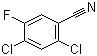 structure of CAS# 128593-93-1, 2,4-Dichloro-5-fluorobenzonitrile