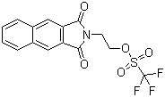 CAS # 128651-50-3, 1,1,1-Trifluoromethanesulfonic acid 2-(1,3-dihydro-1,3-dioxo-2H-benz[f]isoindol-2-yl)ethyl ester, Trifluoromethanesulfonic acid 2-(1,3-dihydro-1,3-dioxo-2H-benz[f]isoindol-2-yl)ethyl ester , 2H-Benz[f]isoindole methanesulfonic acid deriv.