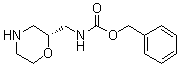 structure of CAS# 1286768-73-7, N-[(2R)-2-吗啉基甲基]氨基甲酸苄酯