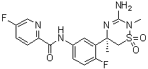 structure of CAS# 1286770-55-5, Verubecestat