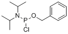 CAS # 128753-68-4, Benzyl-N,N-diisopropylchlorophosphoramidite, N-[chloro(phenylmethoxy)phosphanyl]-N-propan-2-ylpropan-2-amine
