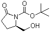 structure of CAS# 128811-37-0, Boc-D-焦谷胺醇