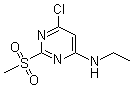 structure of CAS# 1289386-46-4, 6-氯-N-乙基-2-(甲磺酰基)-4-嘧啶胺