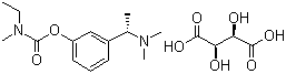 structure of CAS# 129101-54-8, Rivastigmine tartrate