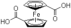 CAS # 1293-87-4 (12264-31-2), 1,1'-Ferrocenedicarboxylic acid, 1,1'-Dicarboxyferrocene, Bis(carboxycyclopentadienyl)iron