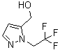structure of CAS# 1296225-26-7, 1-(2,2,2-三氟乙基)-1H-吡唑-5-甲醇