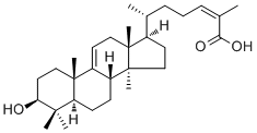CAS 登录号：129724-83-0, 3-羟基羊毛甾-9(11),24-二烯-26-酸