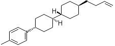 structure of CAS# 129738-42-7, 1-[(反式,反式)-4'-(3-丁烯基)[1,1'-联环己烷]-4-基]-4-甲基苯