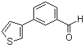 structure of CAS# 129746-42-5, 3-噻吩-3-基苯甲醛