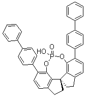 structure of CAS# 1297613-77-4, (11aR)-10,11,12,13-四氢-5-羟基-3,7-双(联苯-4-基)-二茚并[7,1-de:1',7'-fg][1,3,2]二氧磷杂八环-5-氧化物