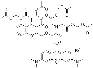 CAS 登录号：129787-64-0, 钙离子荧光探针 Rhod-2 AM