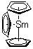 structure of CAS# 1298-55-1, 三(环戊二烯基)钐