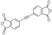 structure of CAS# 129808-00-0, 5,5'-(1,2-乙炔二基)双[1,3-异苯并呋喃二酮]