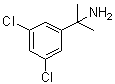 structure of CAS# 129960-45-8, 3,5-Dichloro-alpha,alpha-dimethylbenzenemethanamine
