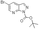 structure of CAS# 1299607-55-8, 5-溴-1H-吡唑并[3,4-b]吡啶-1-羧酸叔丁酯