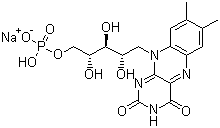 structure of CAS# 130-40-5, 核黄素磷酸钠