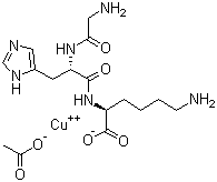 structure of CAS# 130120-57-9, 醋肽铜