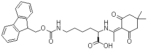 CAS 登录号：1301706-71-7, N2-[1-(4,4-二甲基-2,6-二氧代环己基亚基)乙基]-N6-[芴甲氧羰基]-D-赖氨酸