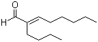 structure of CAS# 13019-16-4, 2-丁基-2-辛烯醛