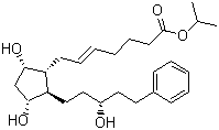 structure of CAS# 130209-82-4, 拉坦前列腺素