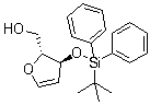 structure of CAS# 130277-32-6, 1,4-Anhydro-2-deoxy-3-O-[(tert-butyl)diphenylsilyl]-D-erythro-pent-1-enitol