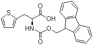 structure of CAS# 130309-35-2, (S)-N-Fmoc-2-噻吩丙氨酸