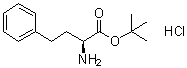 structure of CAS# 130316-46-0, (alphaS)-alpha-Aminobenzenebutanoic acid 1,1-dimethylethyl ester hydrochloride