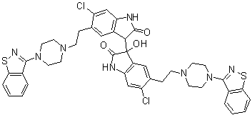 structure of CAS# 1303996-68-0, 齐拉西酮相关物 C