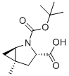 structure of CAS# 1306734-44-0, (1R,3S,5R)-2-tert-butoxycarbonyl-5-methyl-2-azabicyclo[3.1.0]hexane-3-carboxylic acid