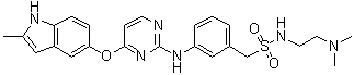 structure of CAS# 1308672-74-3, 索凡替尼