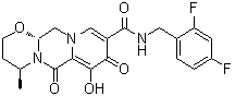 CAS 登录号：1309560-49-3, (4S,12aR)-N-[(2,4-二氟苯基)甲基]-3,4,6,8,12,12a-六氢-7-羟基-4-甲基-6,8-二氧代-2H-吡啶并[1',2':4,5]吡嗪并[2,1-b][1,3]恶嗪-9-甲酰胺